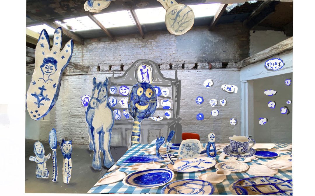 Come Dine In Blue, Between Art, Craft & Community Engagement, by Massimiliano Mollona
